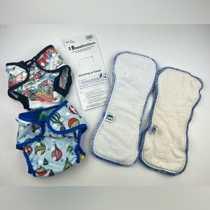 Best Bottom Liners and inserts lot Farm Scene /Hot Air Balloons